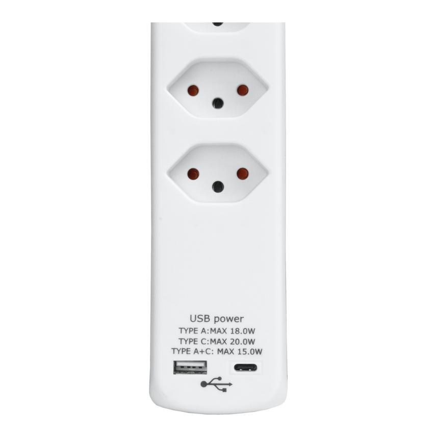 Bâti de prises POWER EASY 6xT13 long Bâti de prises POWER EASY 6xT13 long