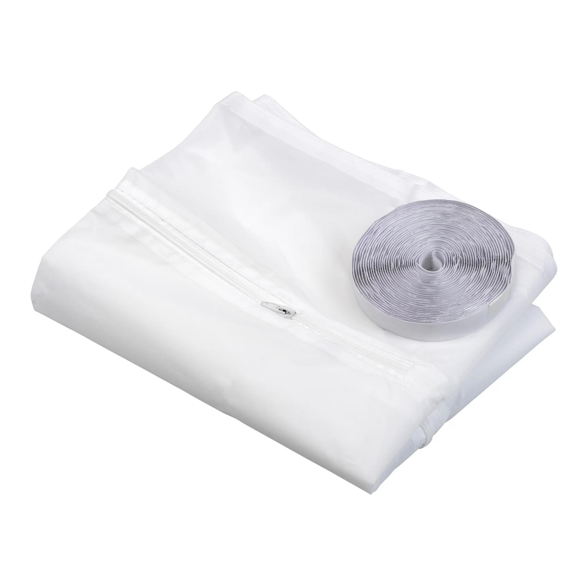 Joint de porte coulissante - avec ouverture zippée pour le tuyau d'évacuation d'air