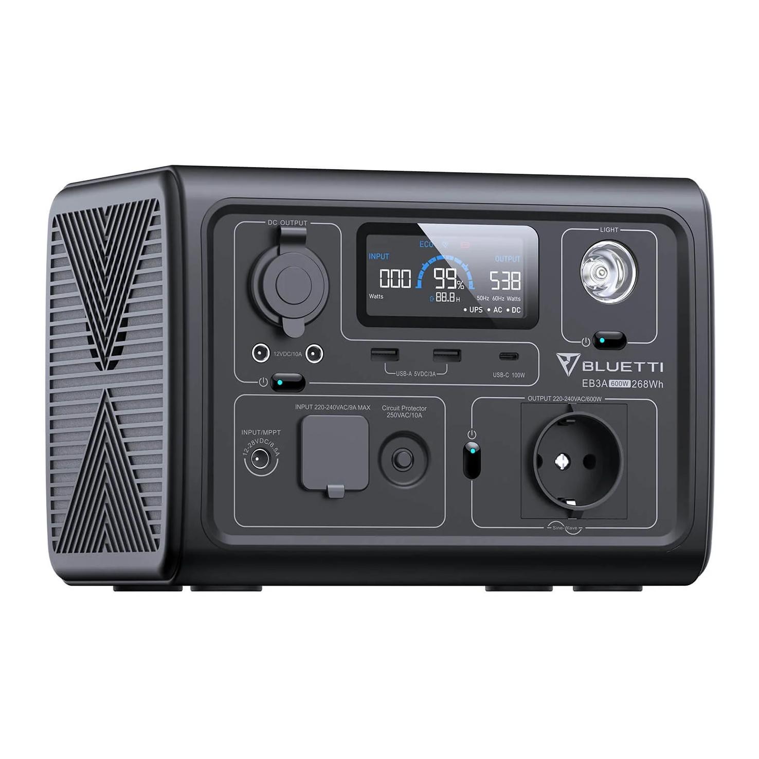 EB3A Power Station (600W / 268 Wh) EB3A Power Station (600W / 268 Wh)