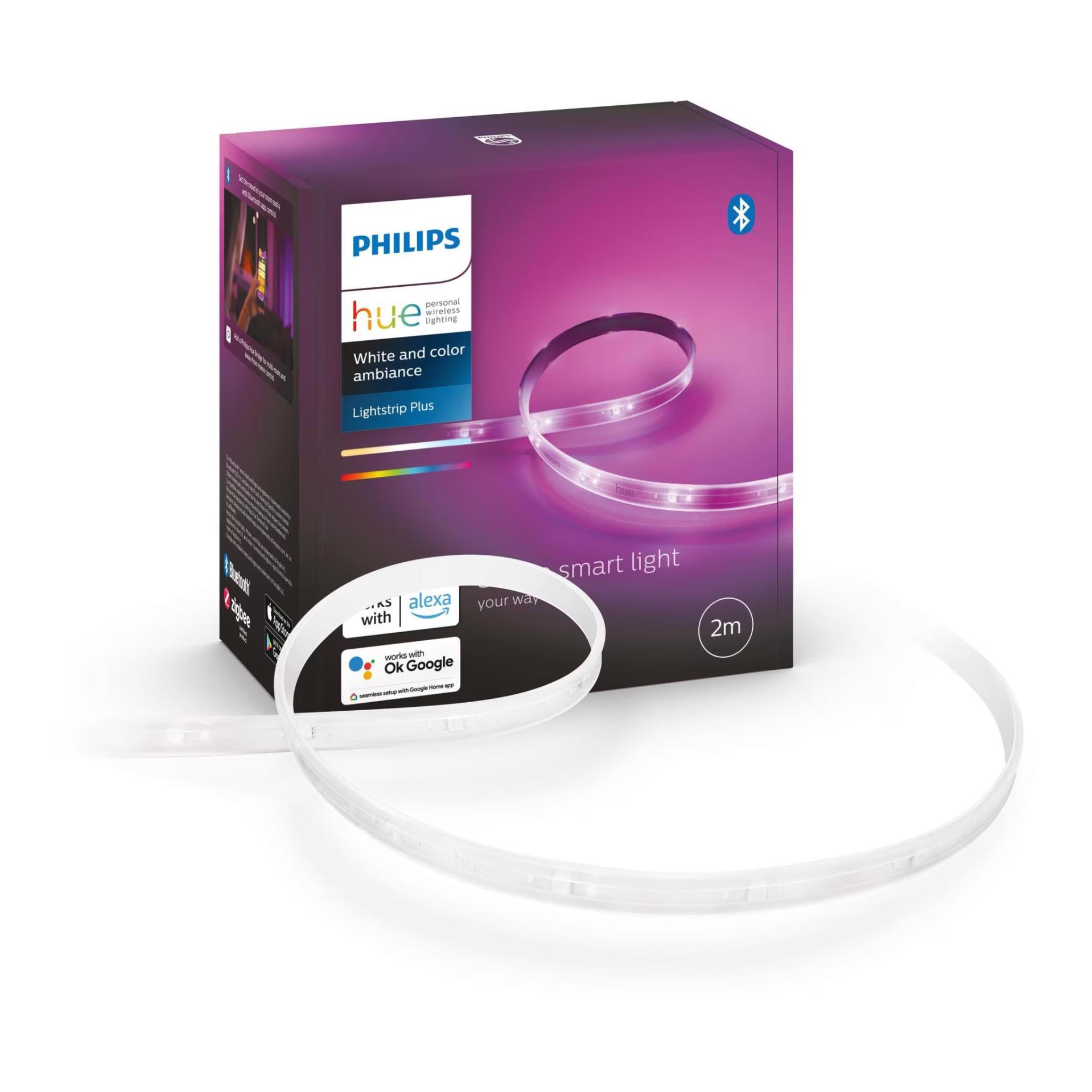 Philips Hue White & Color Ambiance Lightstrip Plus 2m Basis
