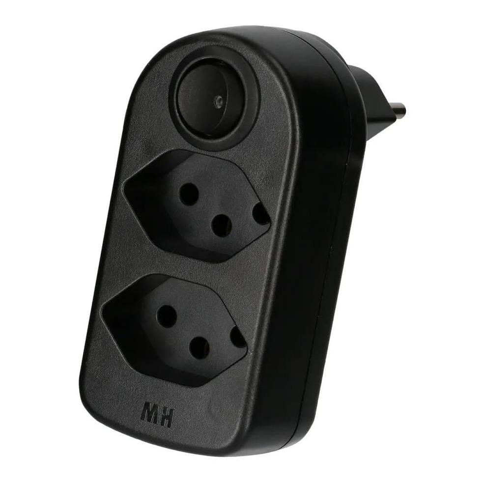 Max Hauri Mehrfachstecker maxADAPT 2 x T13 mit Schalter