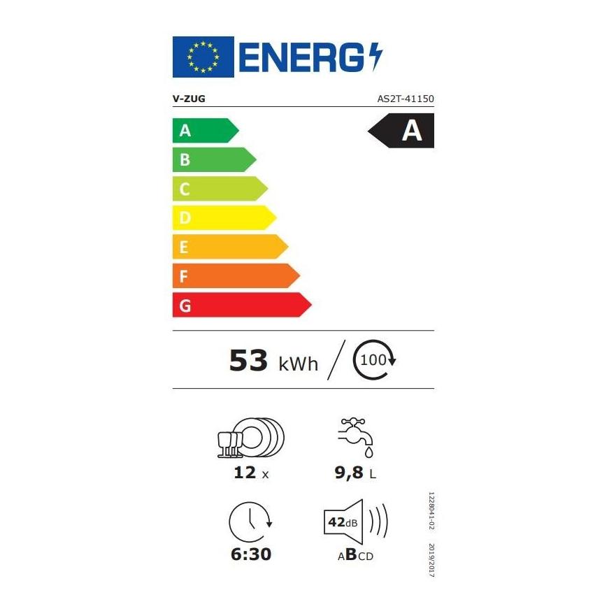 Lave-vaisselle à encastrer Adora V2000 VGC entièrement intégré