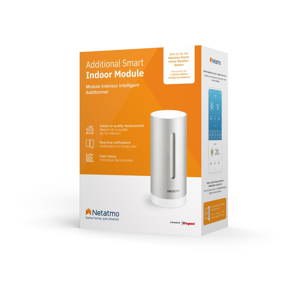 Additional indoor module - for the smart weather station from Netatmo Additional indoor module - for the smart weather station from Netatmo