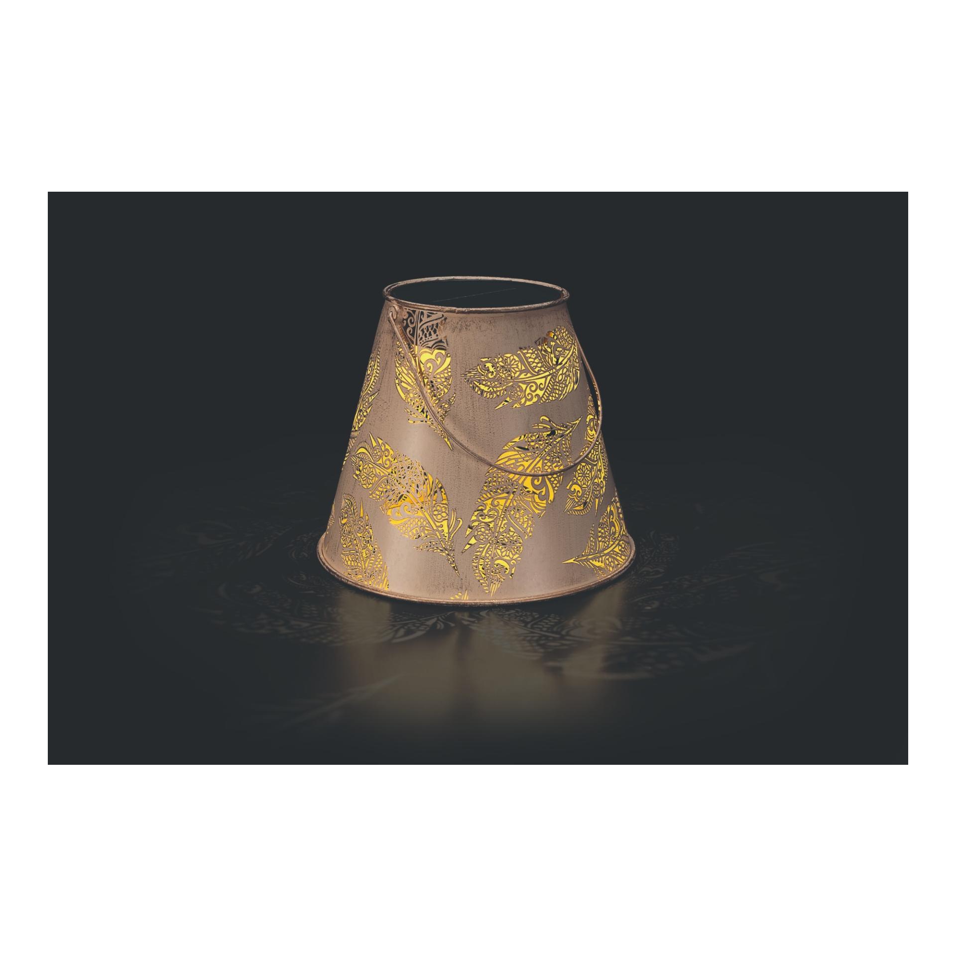 STT Solar Laterne Antik, Feder