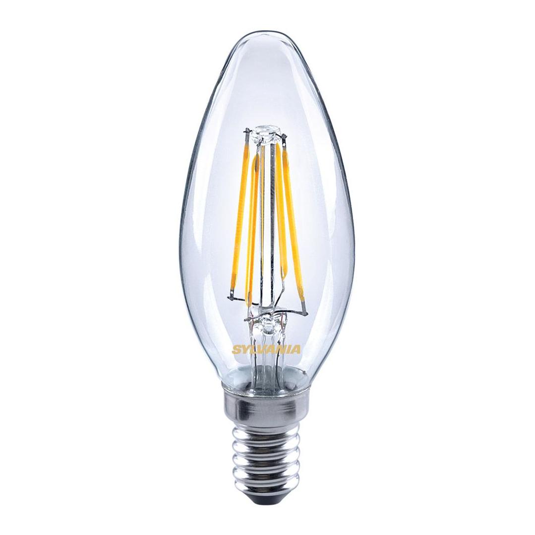 Sylvania LED-Lampe ToLEDo Retro, Kerze, E14