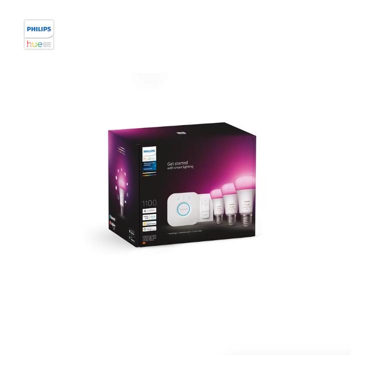 Starterset White & Color Ambiance E27 3er Starter Set + Dimmer 1100 lm Starterset White & Color Ambiance E27 3er Starter Set + Dimmer 1100 lm