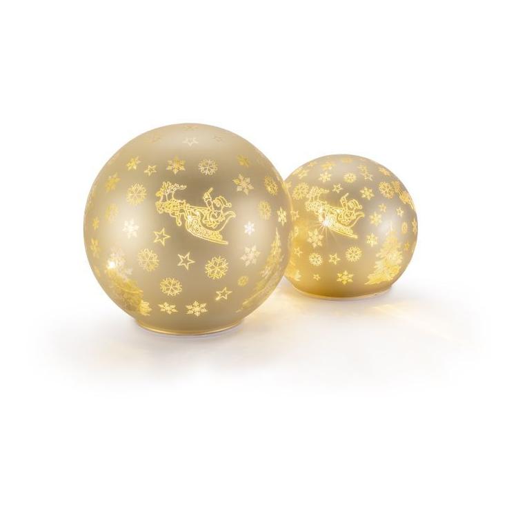 Glass Ball Set gold