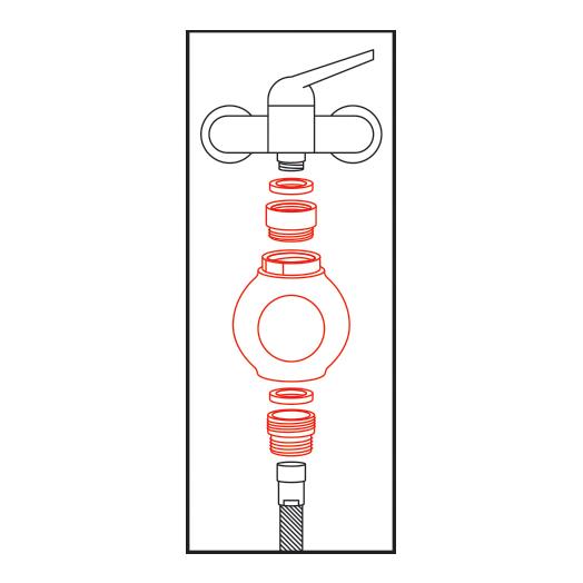 Myflow Wassersparregler Dusche Myflow Wassersparregler Dusche