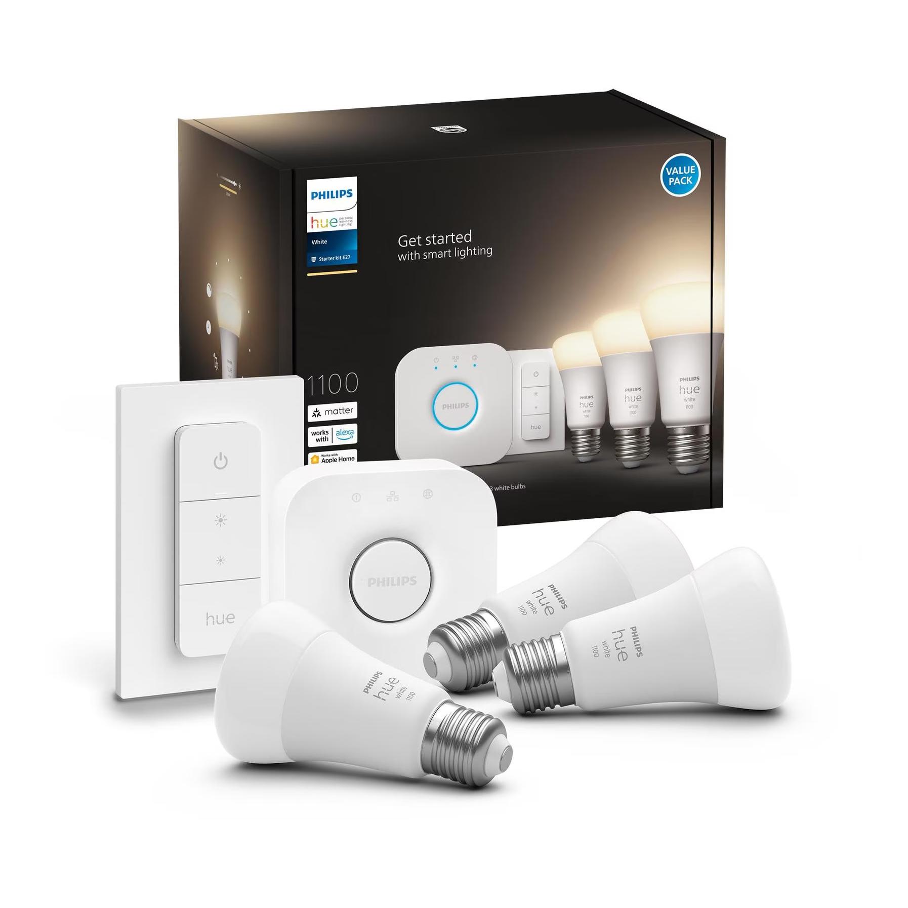 Starterset White E27 3er Starter Set + Dimmer 1055 lm Starterset White E27 3er Starter Set + Dimmer 1055 lm