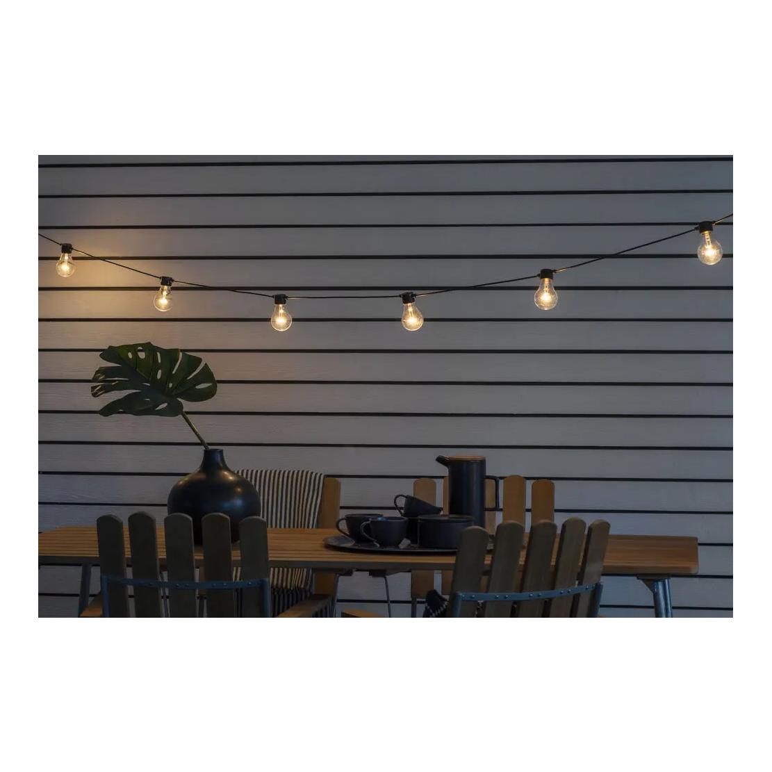 Konstsmide LED Biergartenkette, klar