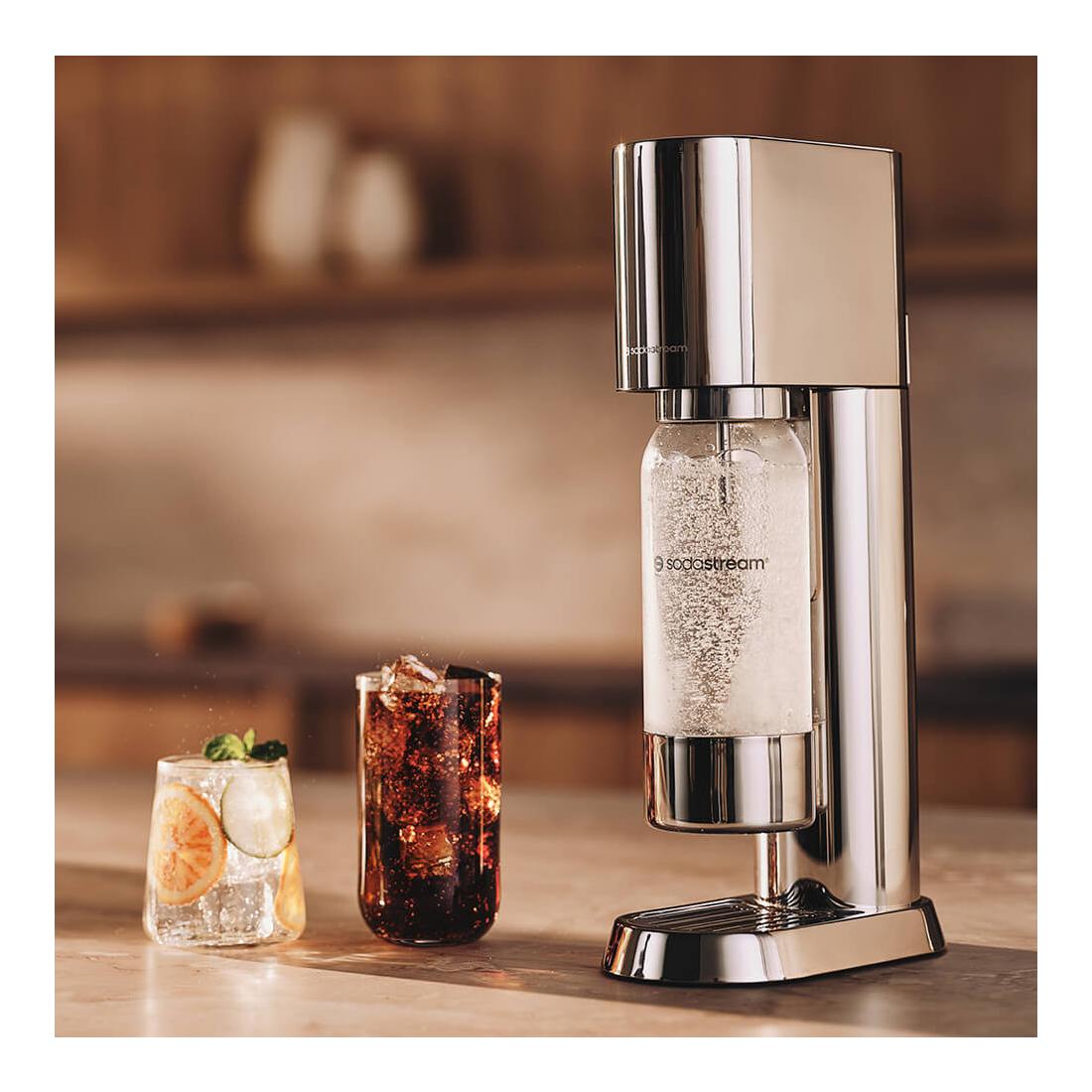 Wassersprudler Enso mit Quickconnect und Flasche