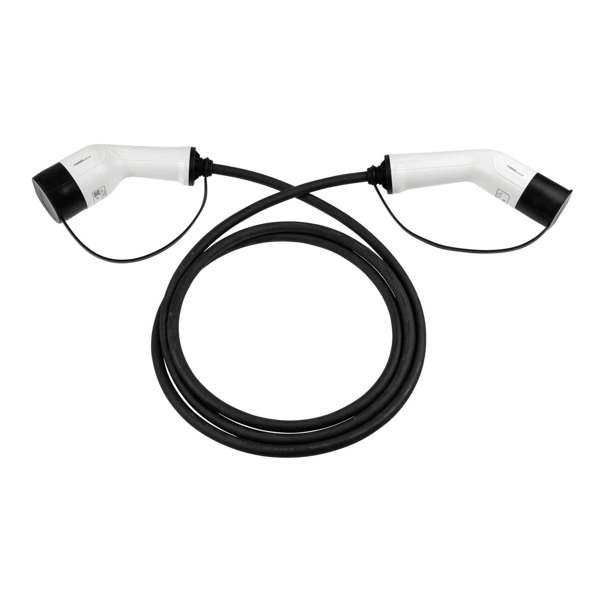 FURBER.power Ladekabel THOR Typ 2 - gerades Kabel