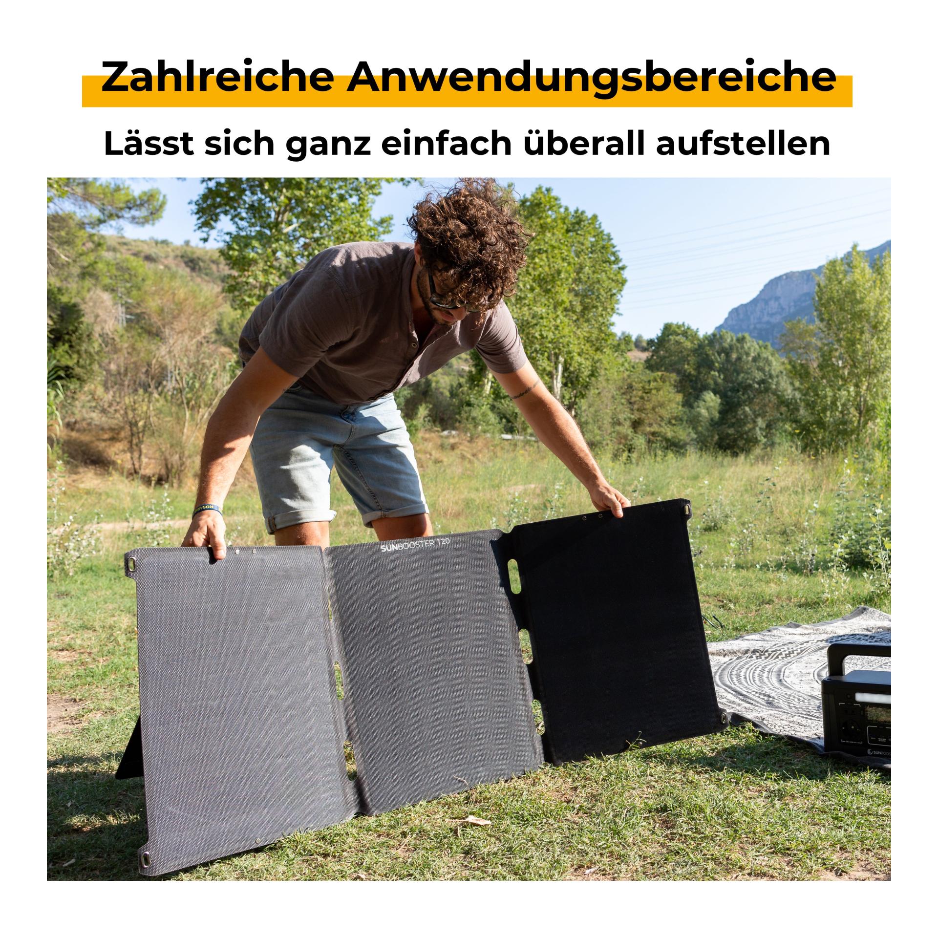 Tragbares Solarpanel SUNBOOSTER 120 Tragbares Solarpanel SUNBOOSTER 120