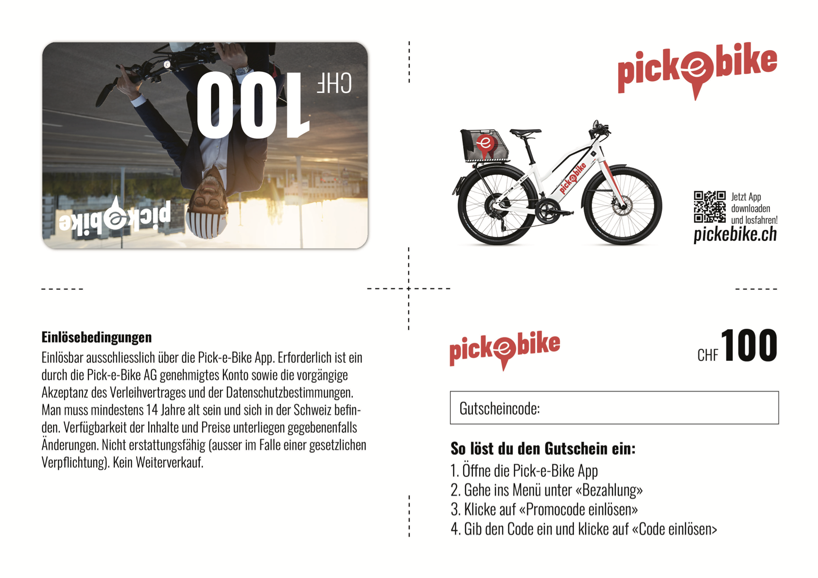 Gutschein CHF 100 Gutschein CHF 100