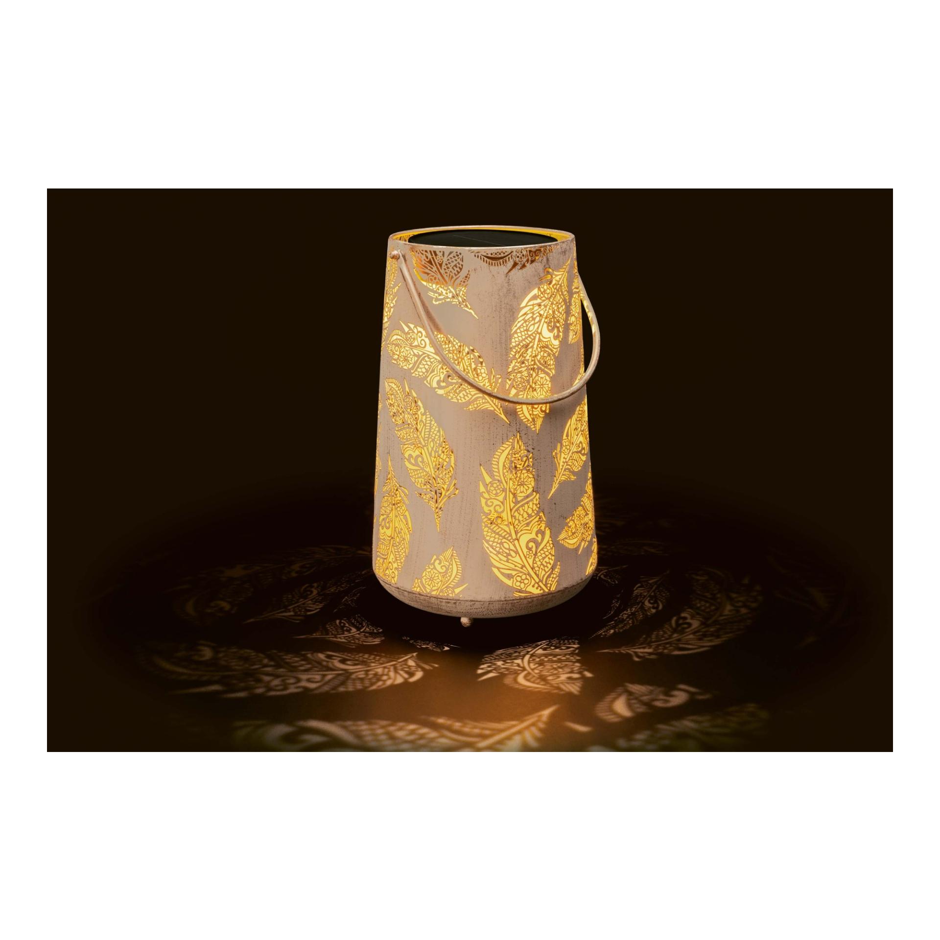 Solar Laterne Antik, Feder