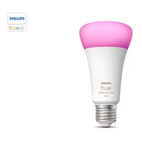 Philips Hue Leuchtmittel White & Col. Amb. E27 Einzelpack 1600 lm