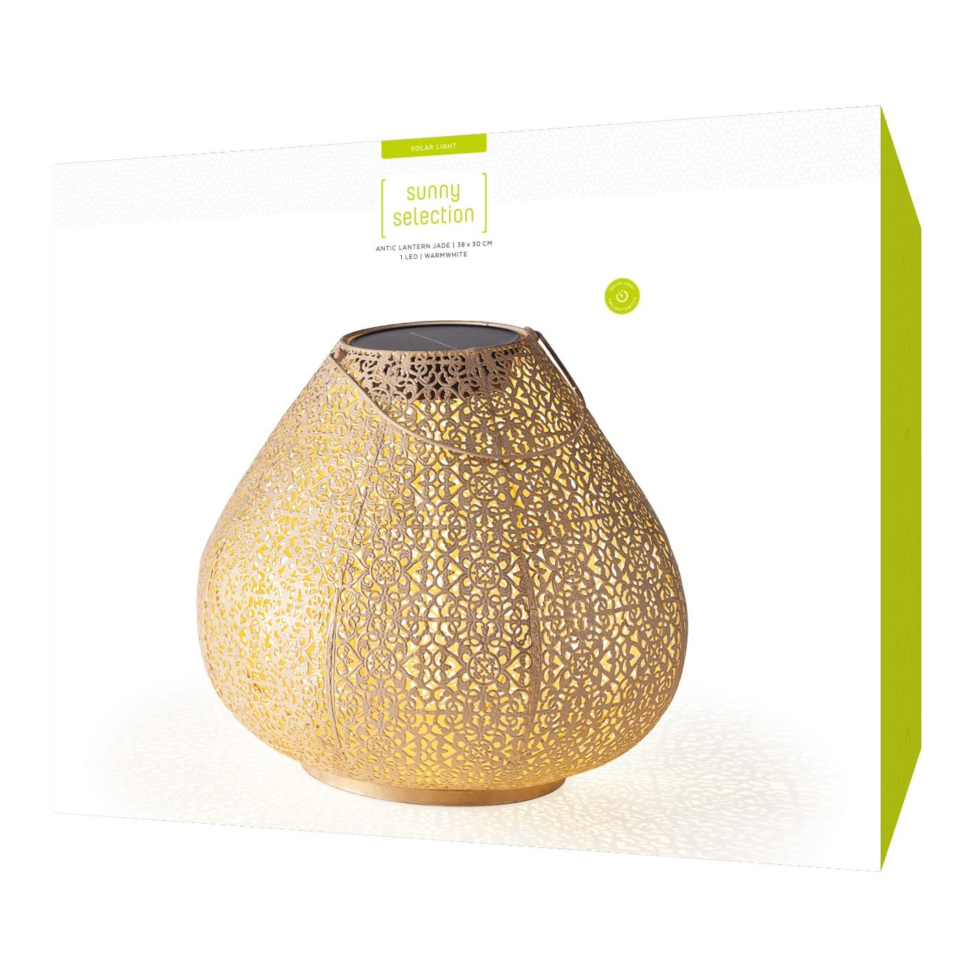 Solar-Laterne Antik, Jade