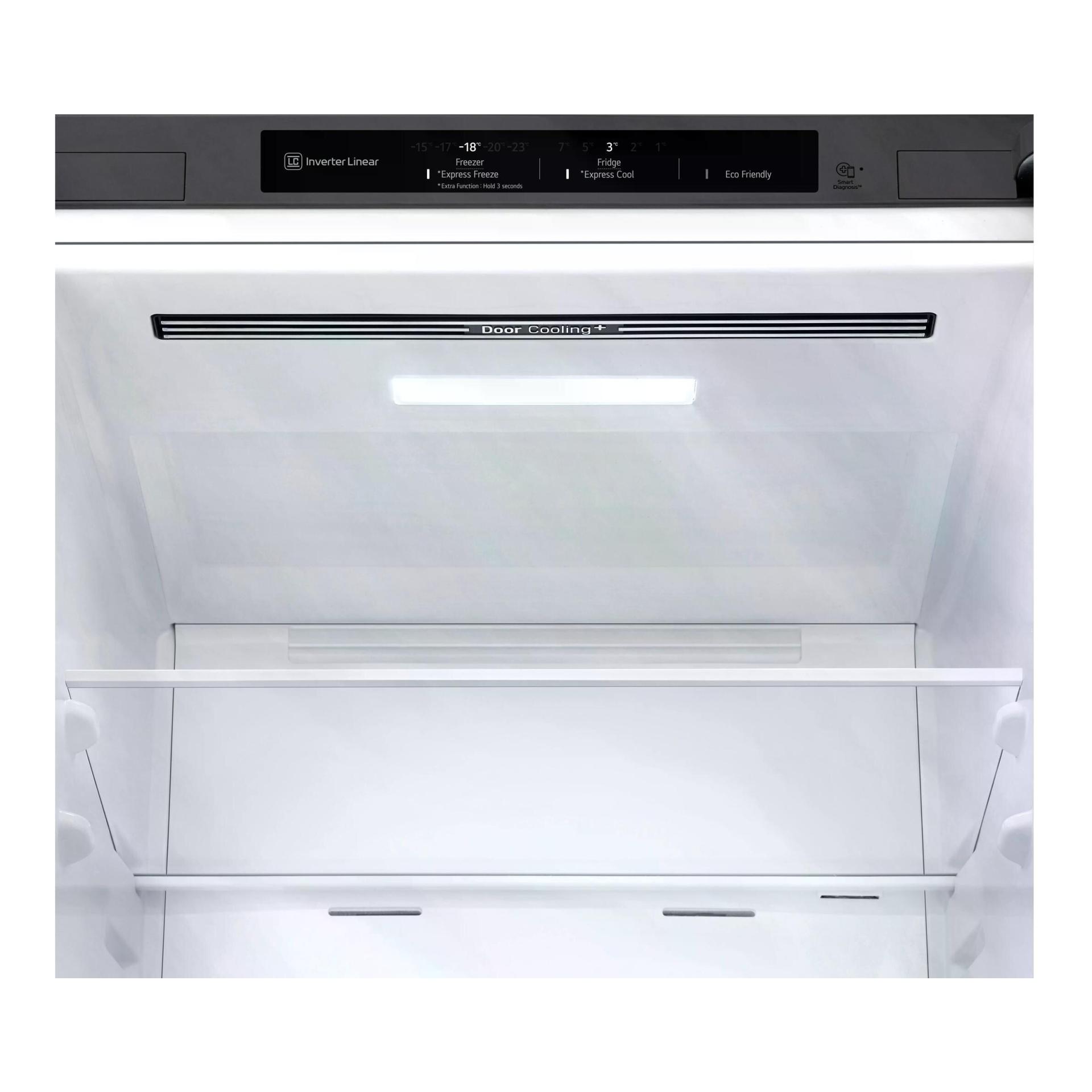 Réfrigérateur-congélateur GBP62PZNAC Platinum Silver, Droite avec service