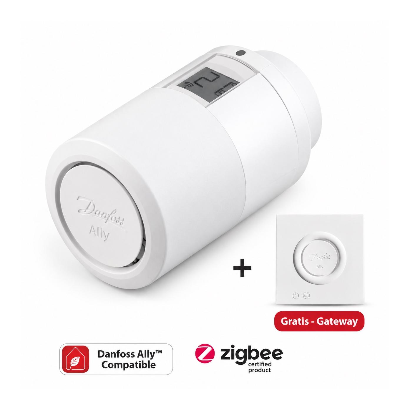 Elektronischer Heizkörperthermostat + Gateway GRATIS