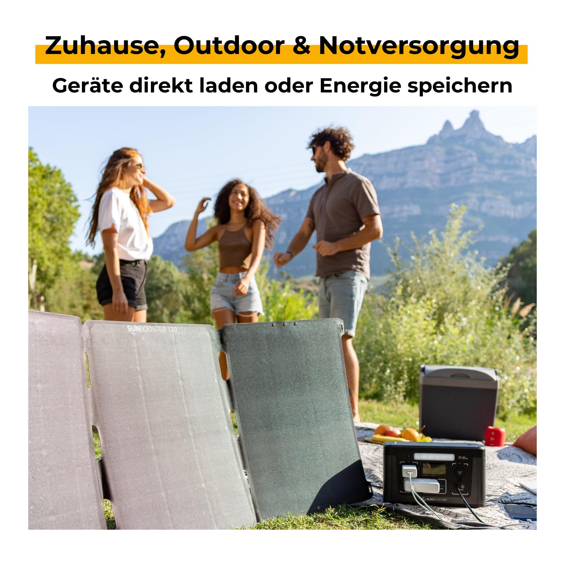 Sunbooster 120 + Powerstation 600 Sunbooster 120 + Powerstation 600