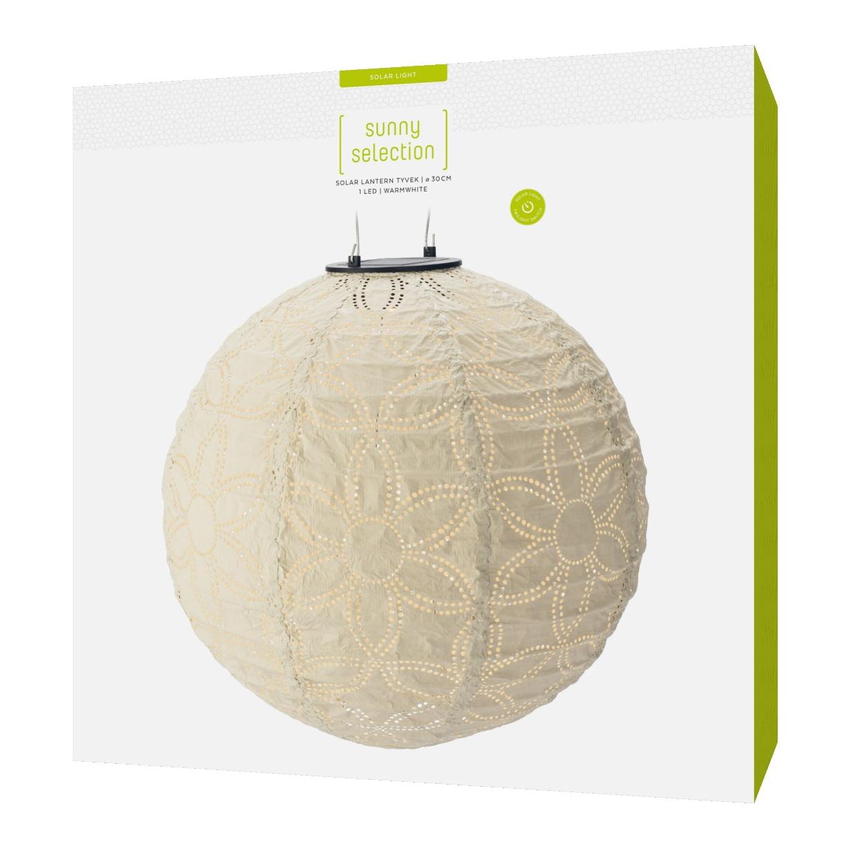 Solar Lampion Sand, rund Solar Lampion Sand, rund