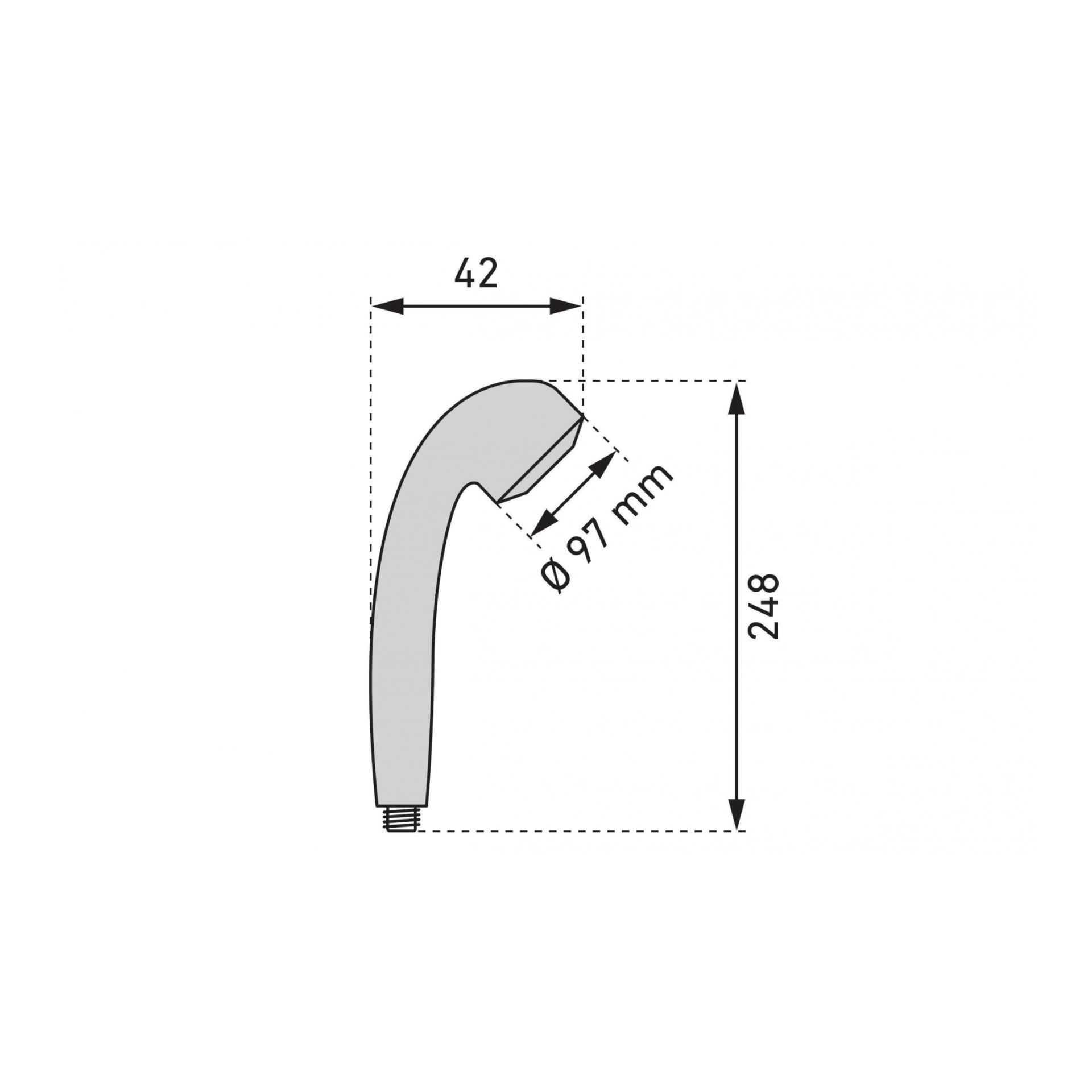 Handbrause Triton 3 Strahlarten Handbrause Triton 3 Strahlarten