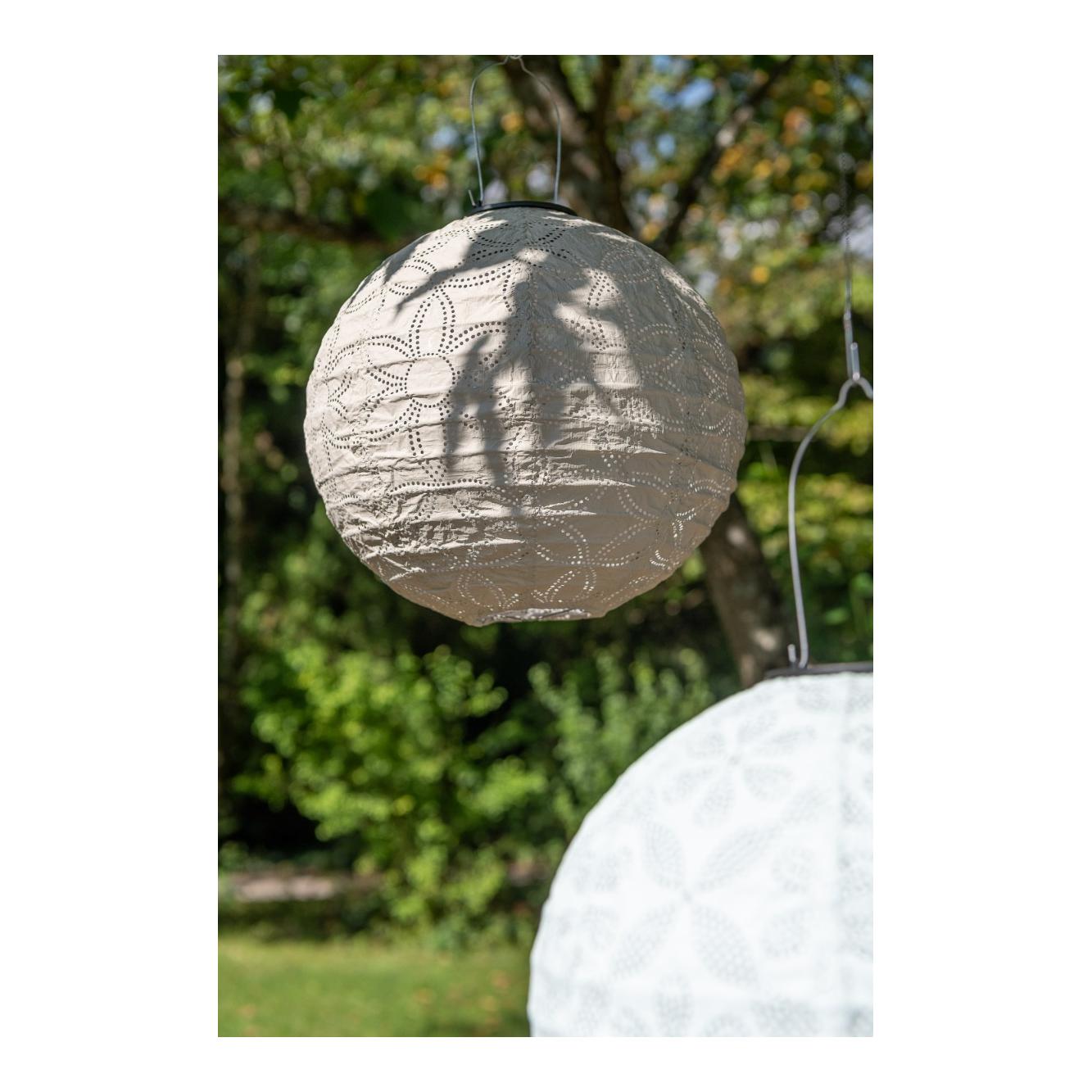 Solar Lampion Sand, rund Solar Lampion Sand, rund