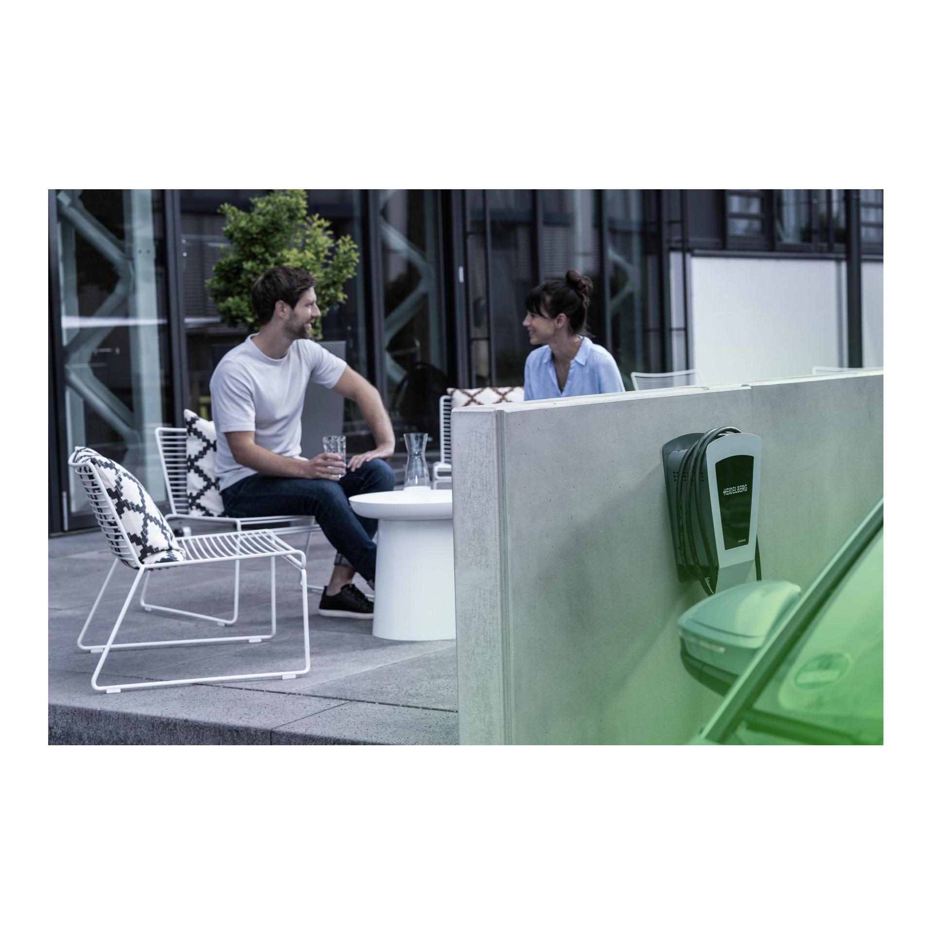 Wallbox Home Eco charging station, type 2 cable