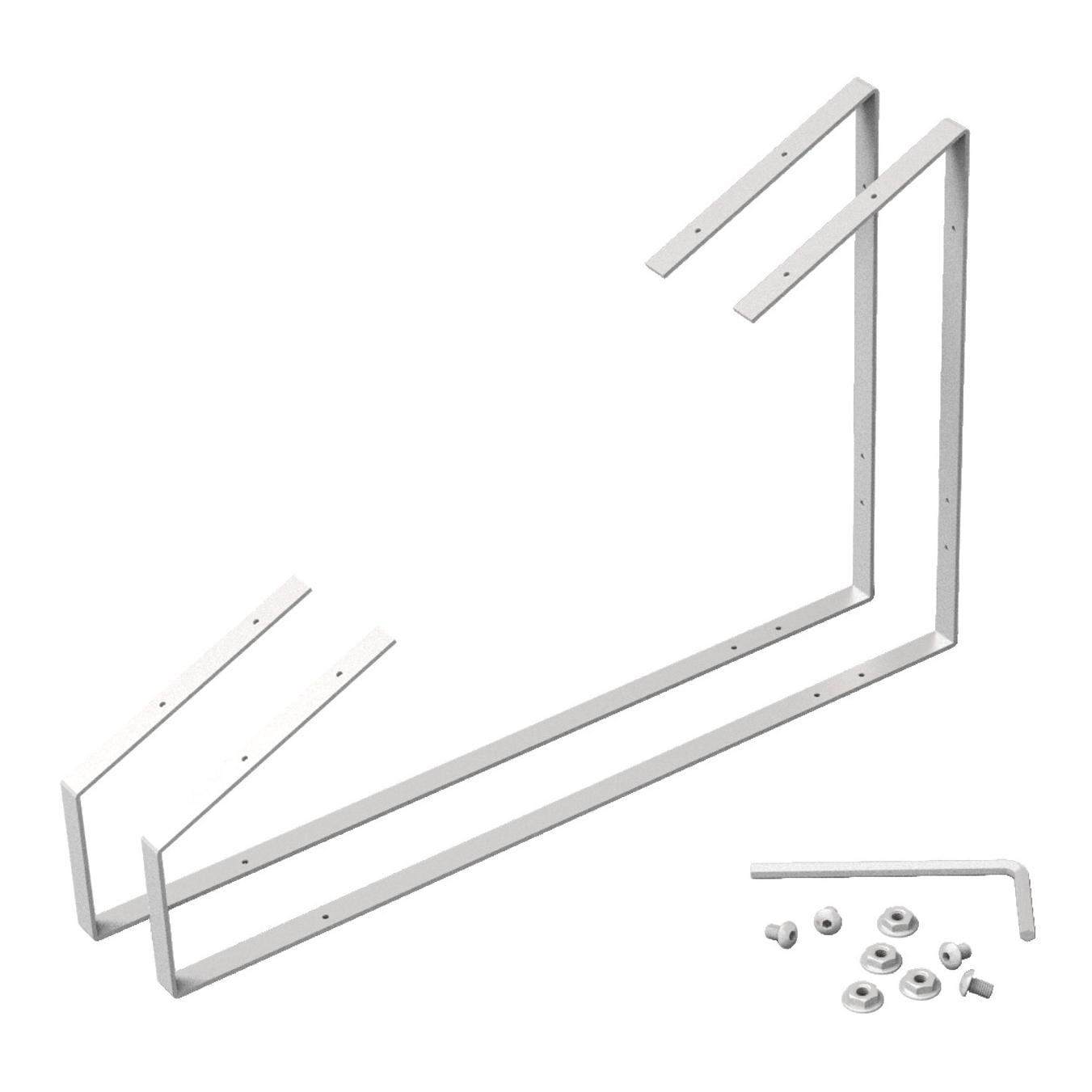 Befestigung STAND - Metallbügel für Bodenmontage, für 1 Starrpanel