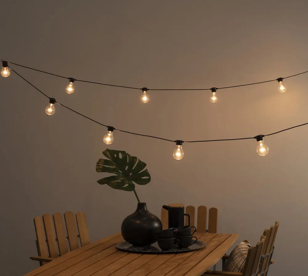 Konstsmide Chaîne de jardin de bière LED, claire