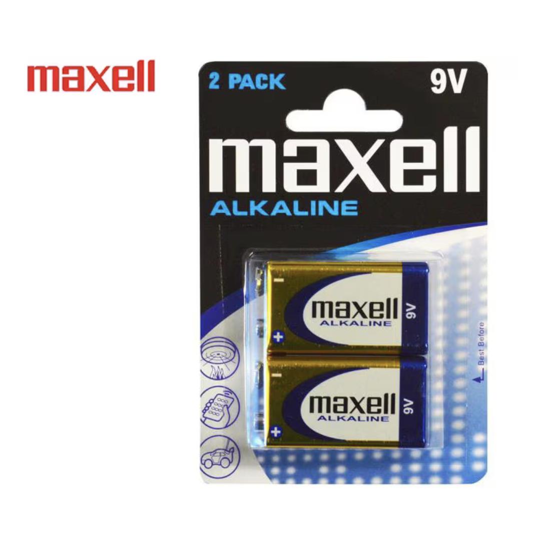 Maxell Europe LTD. Batterie 9V Block (6LR61) 2 Stück