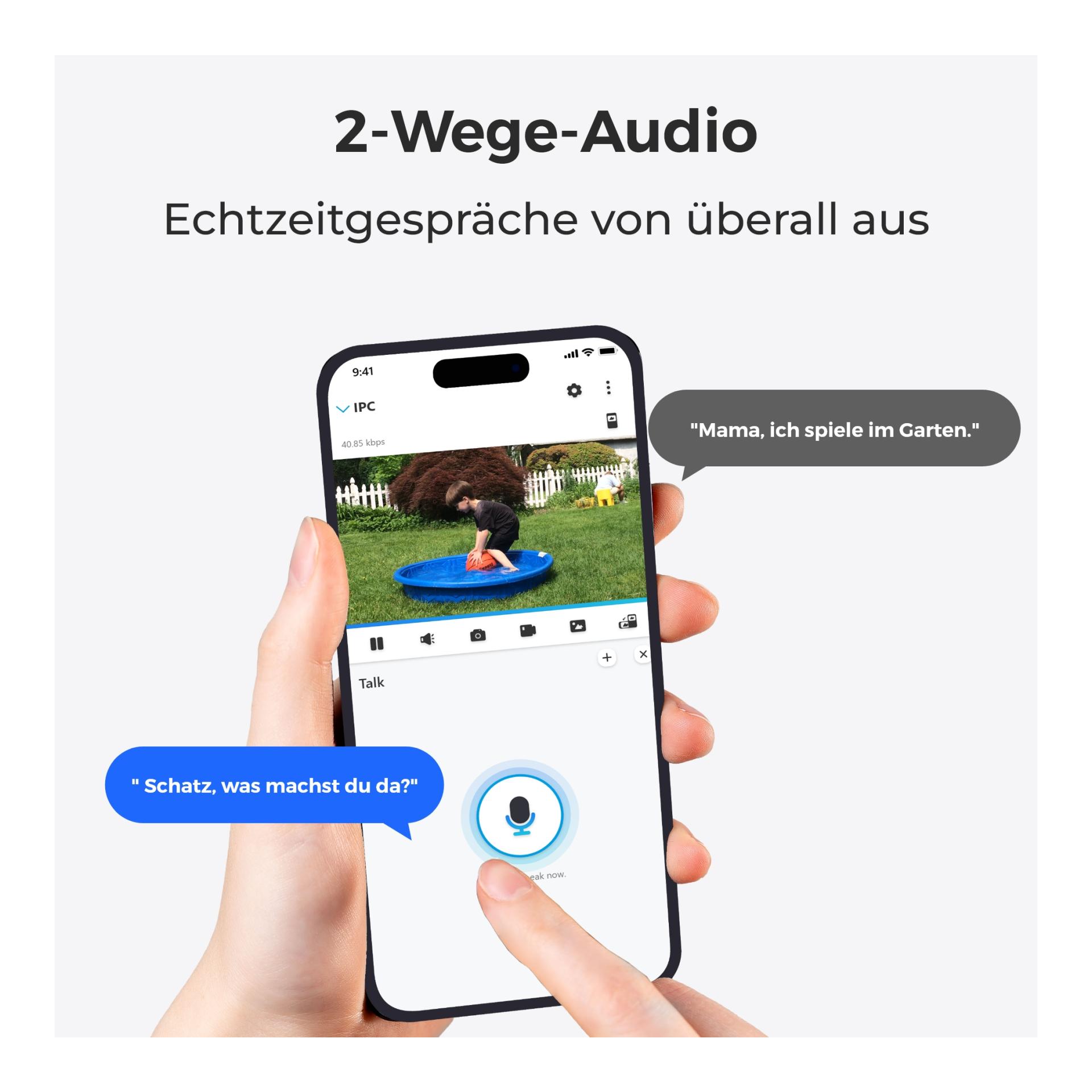 Trackmix G770 2K LTE Akku-Kamera 