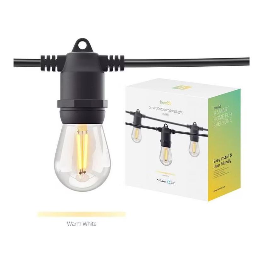 hombli String Light Gartenlampe 12 LEDs, 5m, warmweiss
