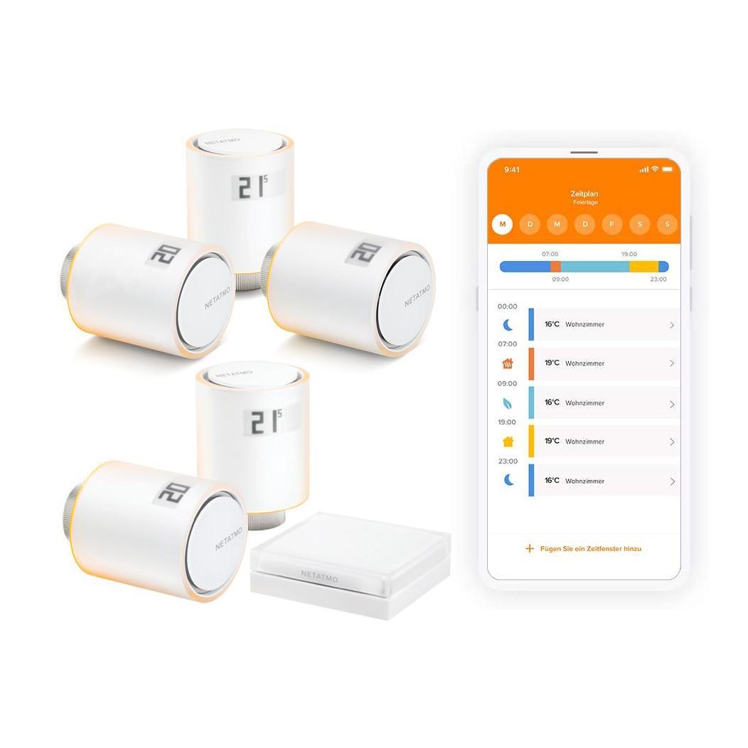 Netatmo Smarte Heizkörperthermostate - Profipaket