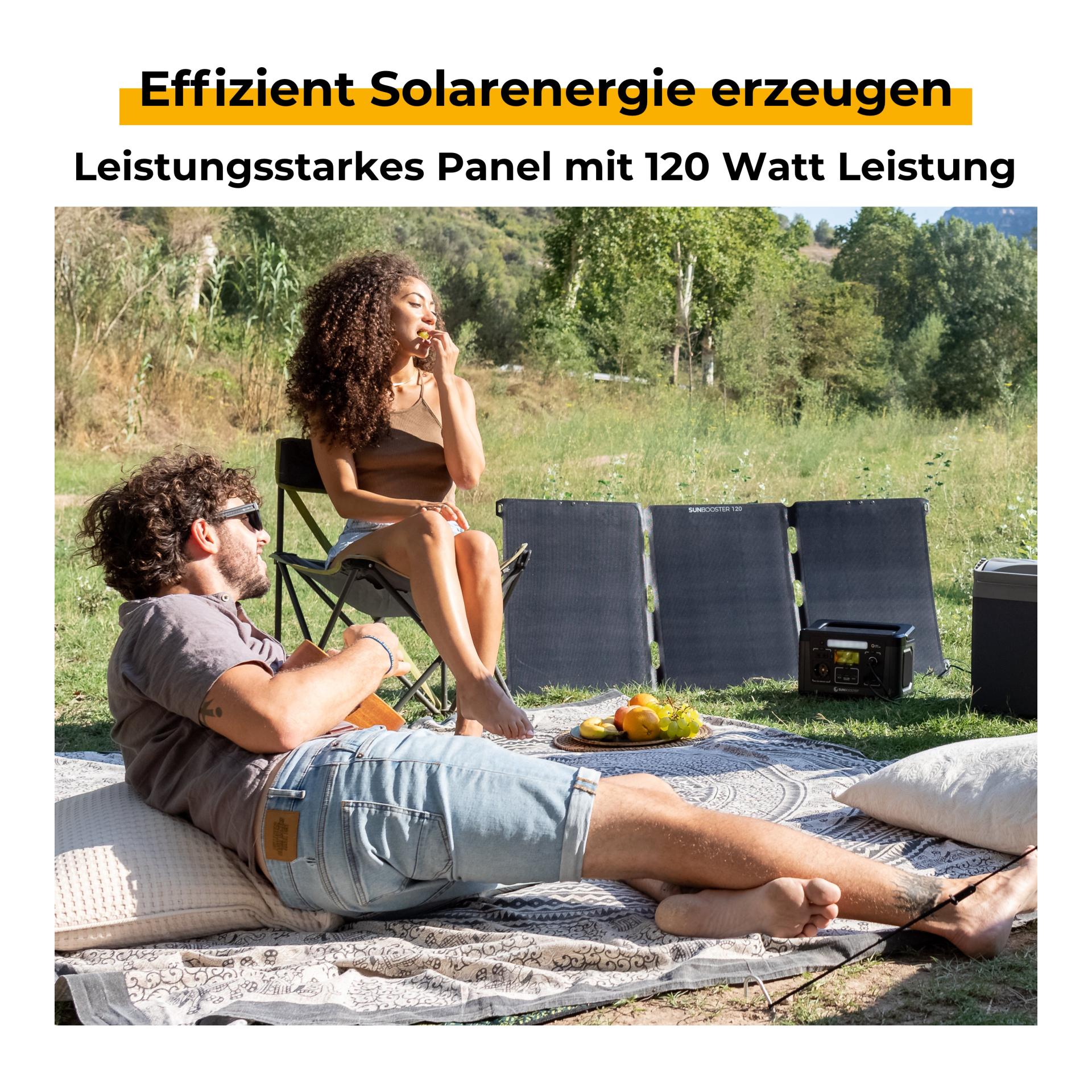 Tragbares Solarpanel SUNBOOSTER 120 Tragbares Solarpanel SUNBOOSTER 120
