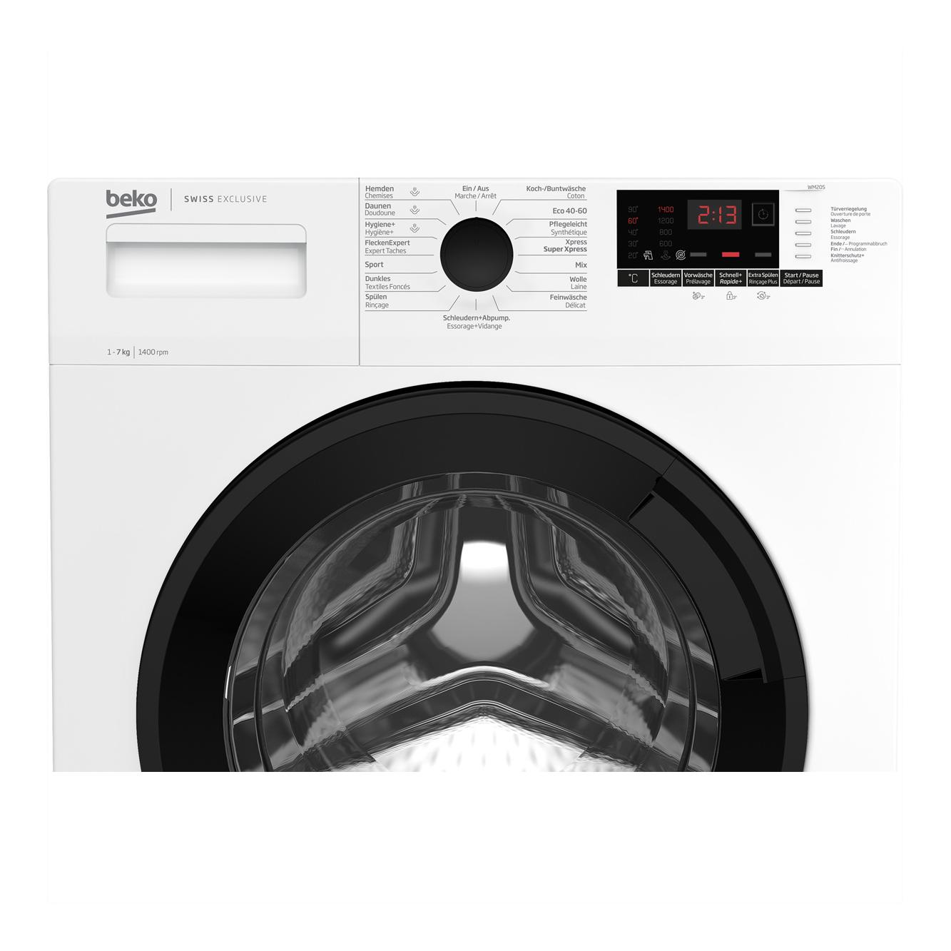 Waschmaschine WM207, 7kg mit Dienstleistung Waschmaschine WM207, 7kg mit Dienstleistung