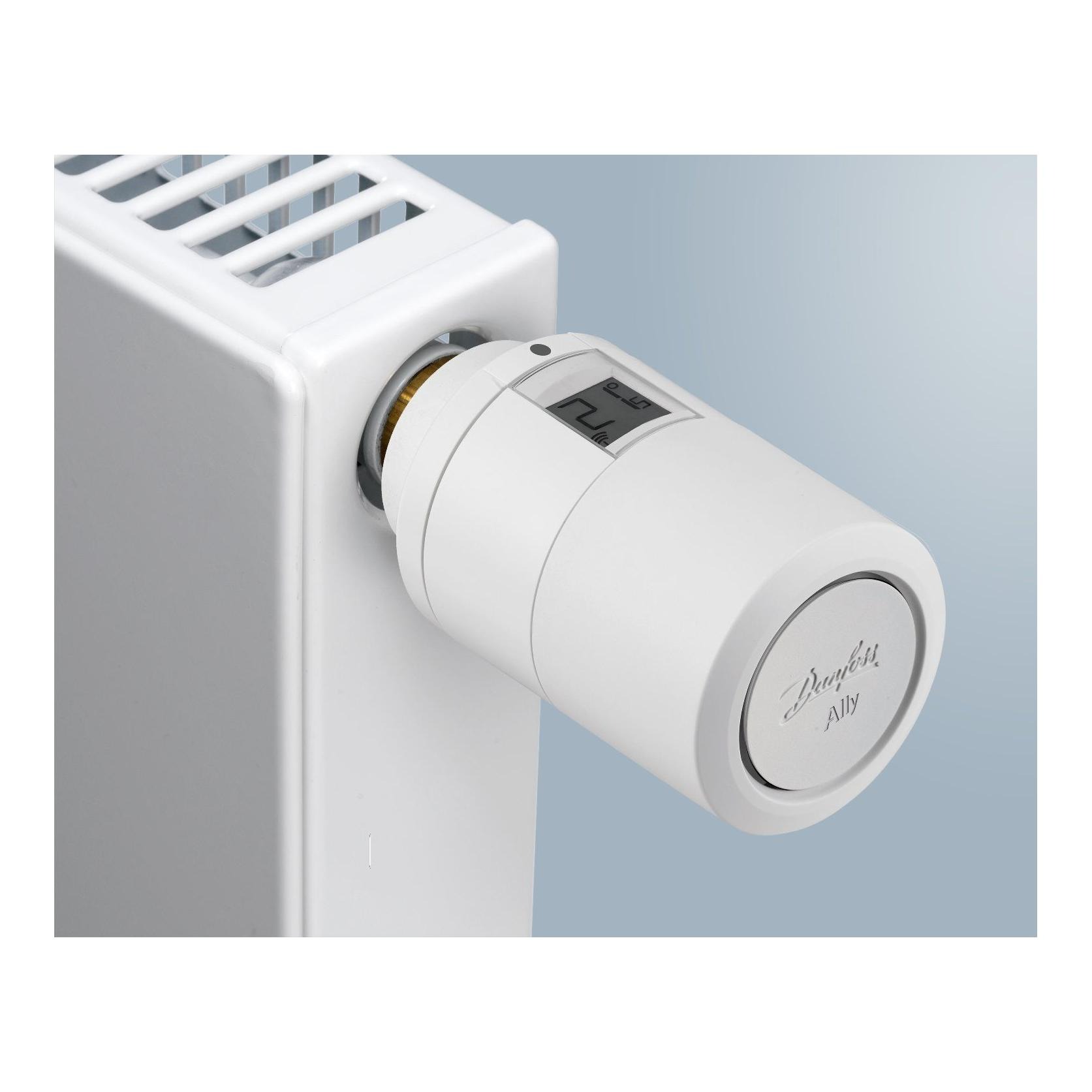 Smart-Heizungs-Set: Danfoss Ally Starter Pack + Elektronischer Heizkörperthermostat 3er Set