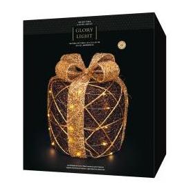 2er LED Geschenkbox-Set, Natural gift box 2er LED Geschenkbox-Set, Natural gift box