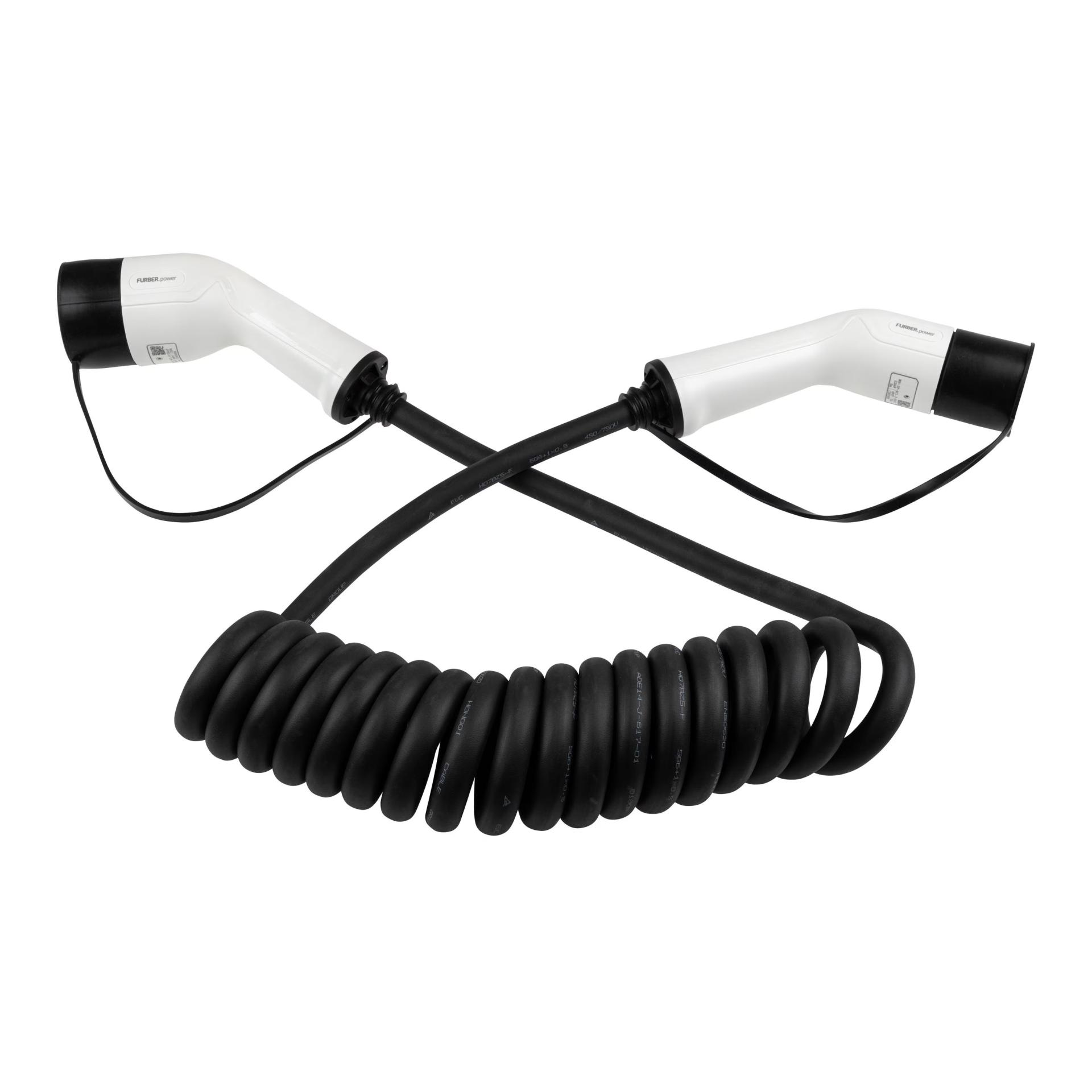 FURBER.power Ladekabel THOR Typ 2 - Spiralkabel
